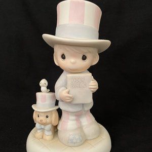 Precious Moments God Bless America Porcelain Figurine
